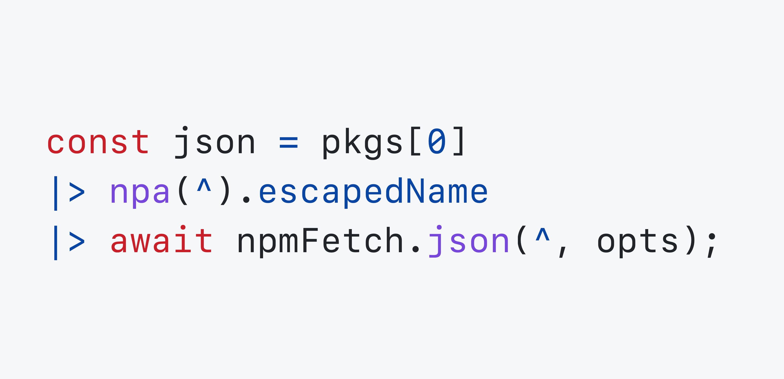 Pipe Operator (|>) For JavaScript