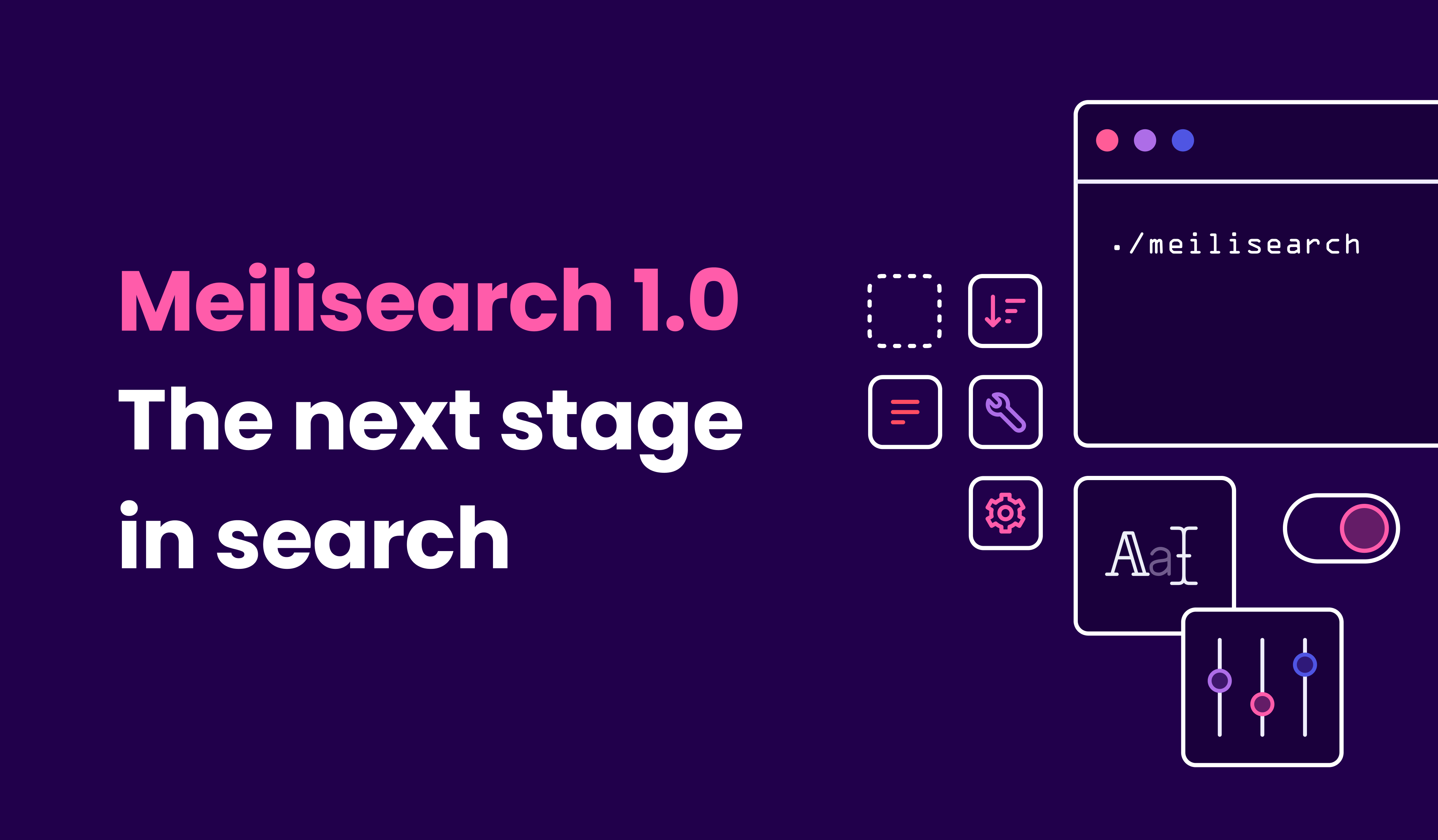 Meilisearch 1.0 – Open-source search engine built in Rust
