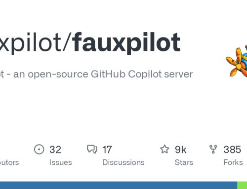 FauxPilot – an open-source GitHub Copilot server